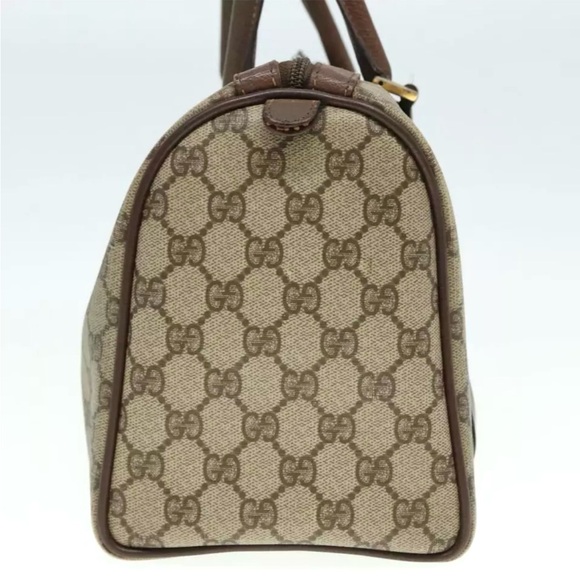 Authenticated Gucci Supreme Web Sherry Boston Ophidia Tote Bag Handbag Purse - Picture 6 of 17